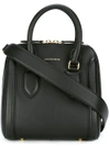 Alexander Mcqueen Medium Heroine Leather Satchel - Black In Black