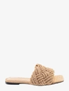 Bottega Veneta 10mm Lido Viscose Sandals In Beige