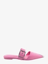 Alexander Mcqueen Mules In Rosado