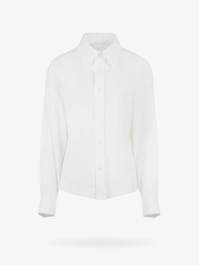 Bottega Veneta Cotton-poplin Shirt In White