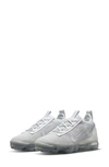 Nike Air Vapormax 2021 Fk Sneaker In White/ White/ Pure Platinum