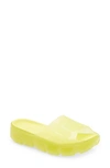 Ugg Jella Clear Slide Sandal In Sunny Yellow