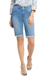 NYDJ BRIELLA ROLL CUFF DENIM BERMUDA SHORTS