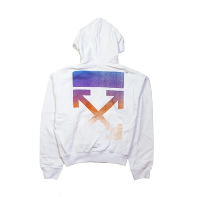 Off-white Degrad‚ Arrows Hoodie White In Xl