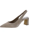 Vince Camuto Hamden Womens Leather Pointed Toe Slingback Heels In Multi