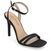 Journee Collection Women's Yevva Sandals Women's Shoes In Black