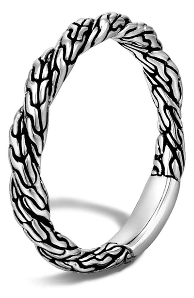 John Hardy Sterling Silver Twist Ring