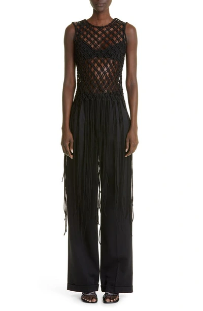 Dries Van Noten Knotted String Top In 0