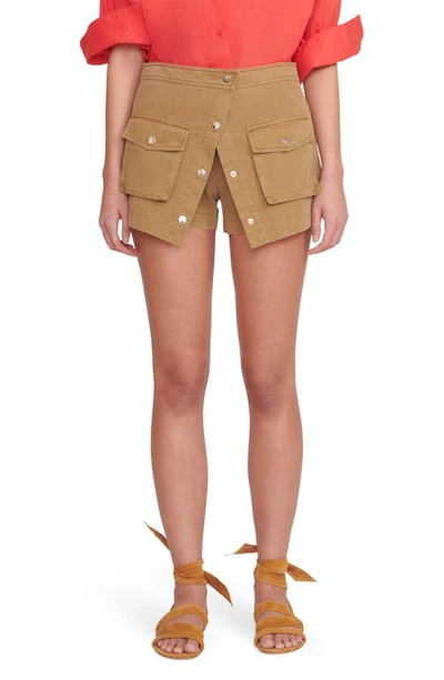 Staud Tamara Utility Skorts With Flap Pockets In Multi