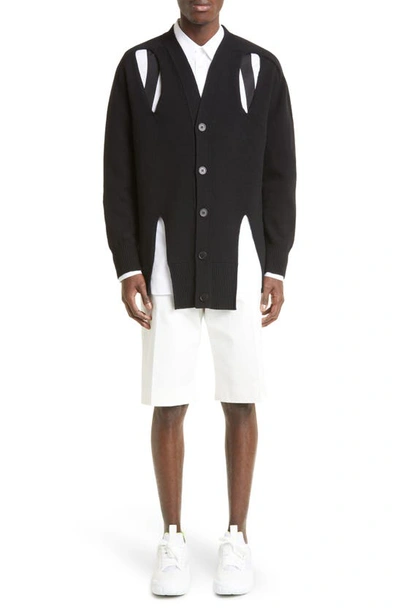 Alexander Mcqueen Knee-length Tailored Shorts In White