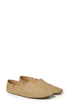 Loro Piana 10mm Gravina Suede Loafers In D0eg Wet Sand