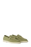 Loro Piana Summer Charms Loafer In 50i5 Olive Leaf