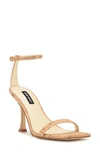 Nine West Yess Ankle Strap Sandal In Light Natural