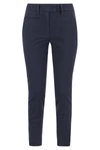 Dondup Timeless Trousers With Pockets And Loops In Navy Blue