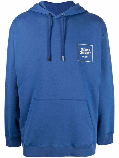 Opening Ceremony Graphic-print Hoodie In Blue