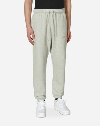 Nike Wordmark Fleece Pants In Grey