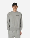 Aries Men's Mini Problemo Crewneck Cotton Sweatshirt In Grey