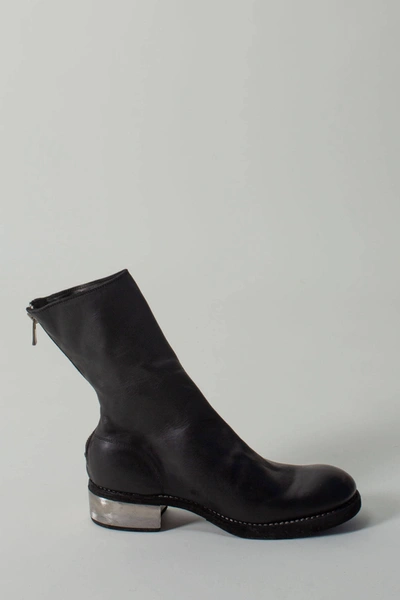 Guidi Back Zip Mid Boot Horse Full Grain