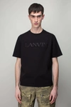 Lanvin T-shirt With Logo In Black