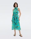Diane Von Furstenberg Dvf In Poppy Goddess Turquoise