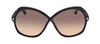 Tom Ford Rosemin Ft1013 01b Butterfly Sunglasses In Grey
