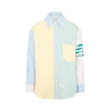 Thom Browne Multicolor Funmix Shirt Jacket In Multicolour