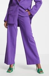 ASOS DESIGN RELAXED WIDE LEG SUIT TROUSERS