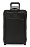 Briggs & Riley Baseline Tall Carry-on 2-wheel Garment Bag In Black