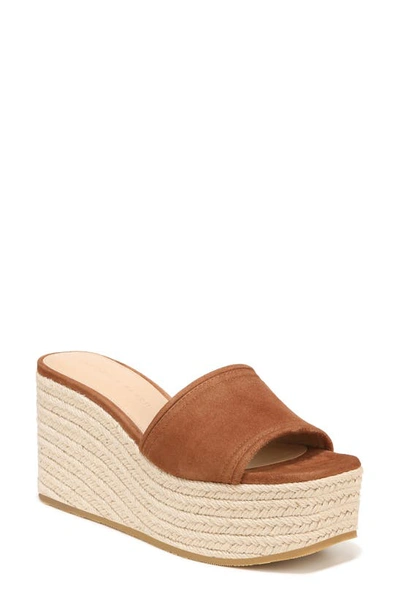 Veronica Beard Gable Espadrille Platform Wedge Sandal In Hazelwood