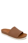 Gentle Souls By Kenneth Cole Montauk Slide Sandal In Luggage