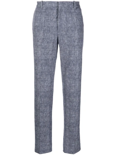 Circolo 1901 Straight-leg Cotton Trousers In Blue
