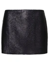 GAUGE81 'KAILUA' MINI BLACK SKIRT WITH ALL-OVER MICRO PAILLETTES IN POLYESTER WOMAN