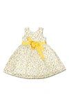 Joe-ella Kids' June Tie Waist Dress In Yellow