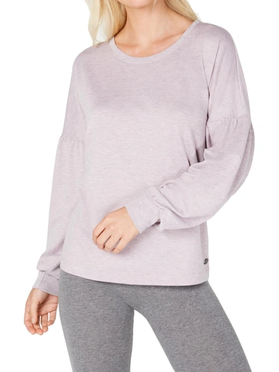 Ideology Womens Fitness Activewear Sweatshirt In Purple