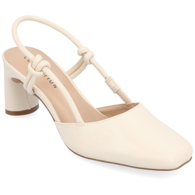 Journee Collection Collection Women's Margeene Pumps In White
