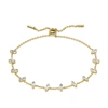 Fossil Women's Hazel Gold-tone Brass Chain Bracelet In Gold