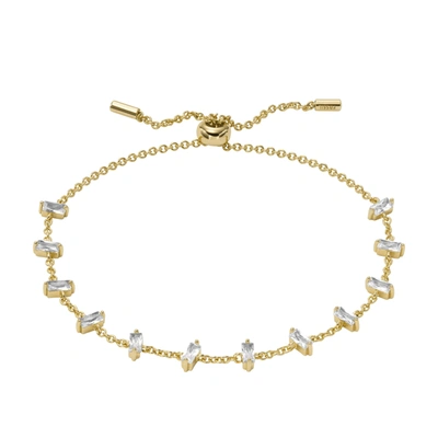 Fossil Women's Hazel Gold-tone Brass Chain Bracelet