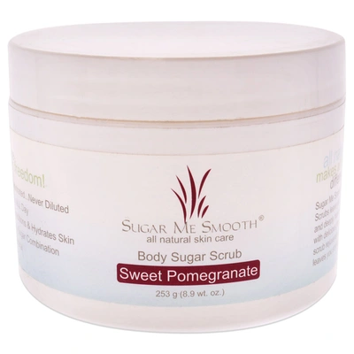 Sugar Me Smooth Body Scrub - Sweet Pomegranate By  For Unisex - 8.9 oz Scrub In Silver