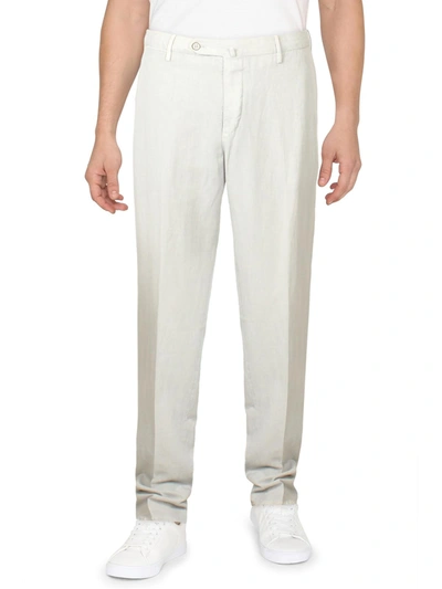 T.o. Mens Workwear Business Chino Pants In White