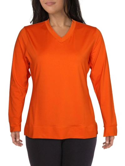 Fila Core Womens Tennis Fitness Shirts & Tops In Orange