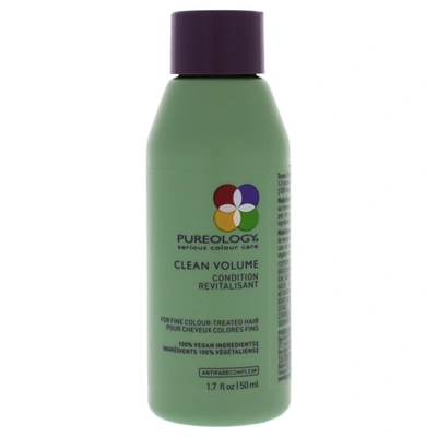 Pureology Clean Volume Conditioner For Unisex 1.7 oz Conditioner In Green