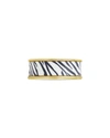 Sterling Forever Into The Jungle Band Ring In Gold