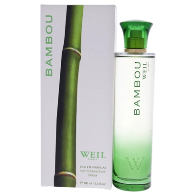 Weil Bambou For Women 3.3 oz Edp Spray In Green