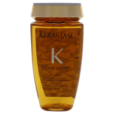 Kerastase Elixir Ultime Le Bain Shampoo For Unisex 8.5 oz Shampoo In Gold