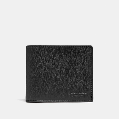 Coach Outlet Id Billfold Wallet In Black