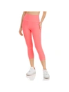 Aqua Womens High Rise Stretch Leggings In Pink