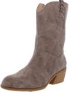 DR. SCHOLL'S LAYLA WOMENS FAUX LEATHER WIDE CALF MID-CALF BOOTS