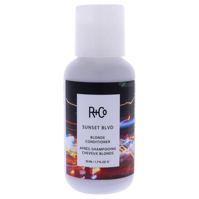 R + Co Sunset Blvd Blonde Conditioner For Unisex 1.7 oz Conditioner In Silver