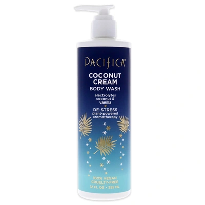 Pacifica Coconut Cream Body Wash For Unisex 12 oz Body Wash In Blue