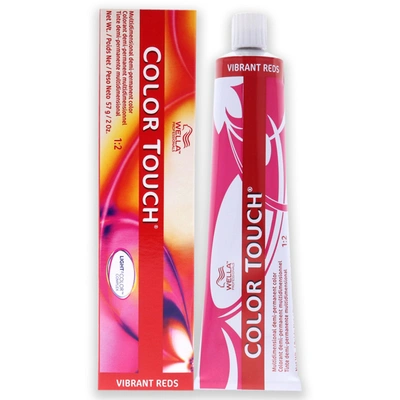 Wella Color Touch Demi-permanent Color - 10 6 Lightest Blonde-violet For Unisex 2 oz Hair Color In Red